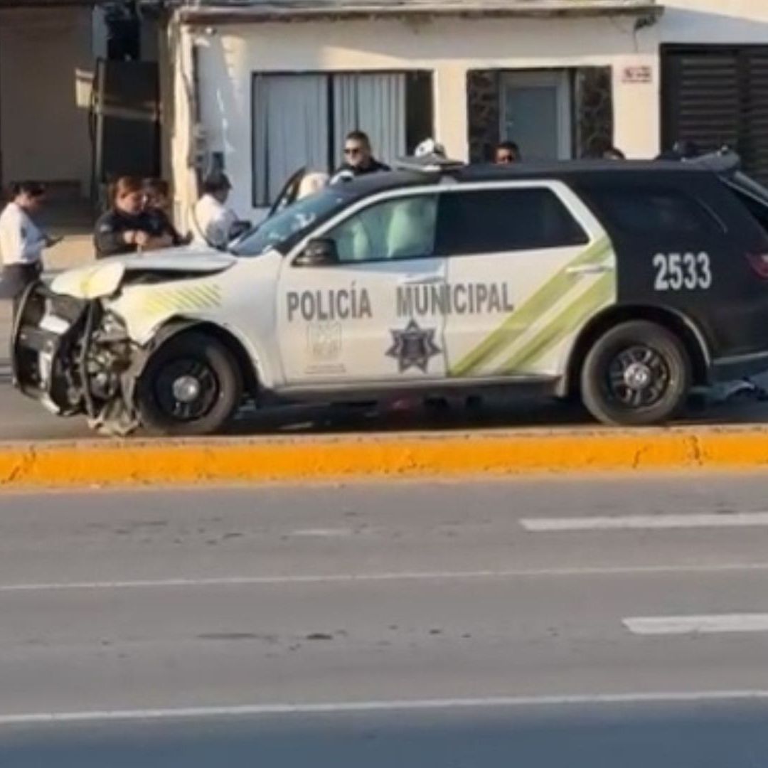 Patrulla Choca Contra Vehículo Donde Viajaba Familia en Piedras Negras